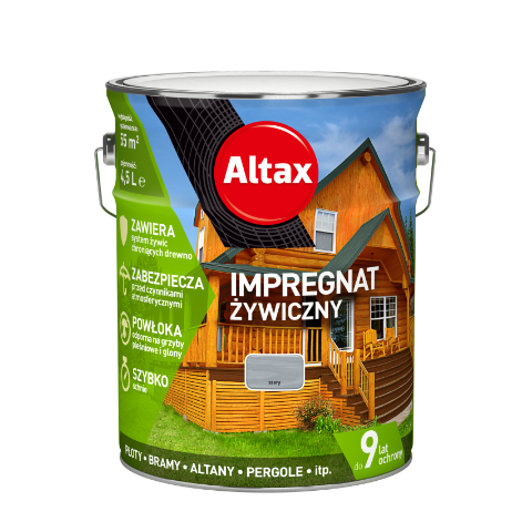 Impregnat żywiczny 4,5 l szary Altax