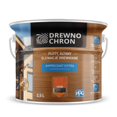 Impregnat EXTRA powłokotwórczy cedr 2,5 l
