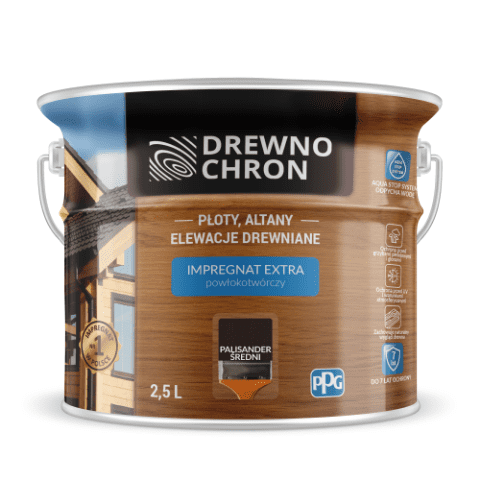 Impregnat EXTRA powłokotwórczy palisander średni 2,5 l