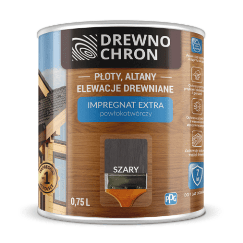 Impregnat EXTRA powłokotwórczy szary 0,75 l
