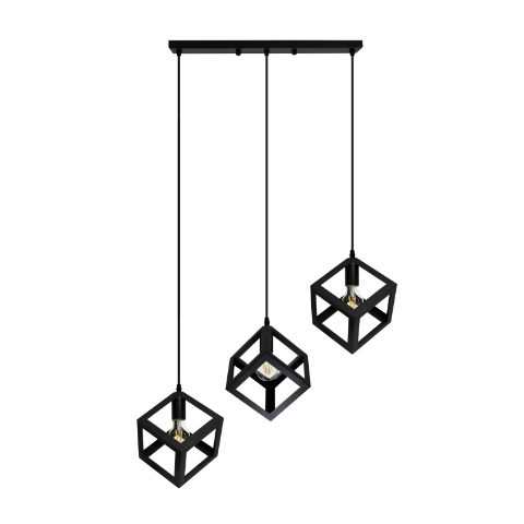 Lampa wisząca IL MIO SWEDEN 3xE27 czarny