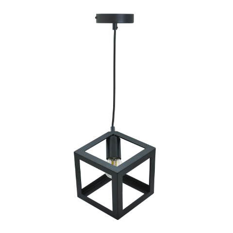 Lampa wisząca IL MIO SWEDEN czarny kwadrat