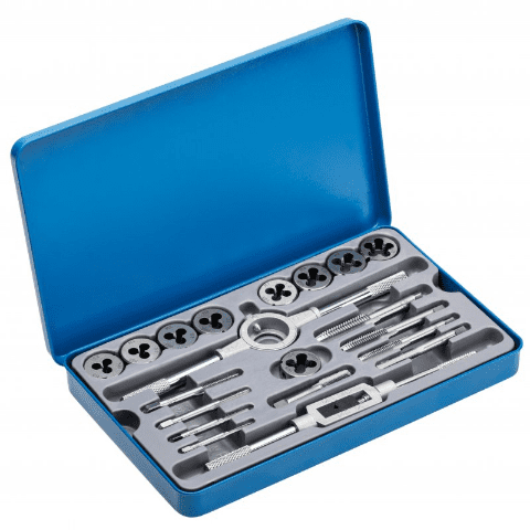 Komplet 20 narzynek i gwintowników HSS HOGERT