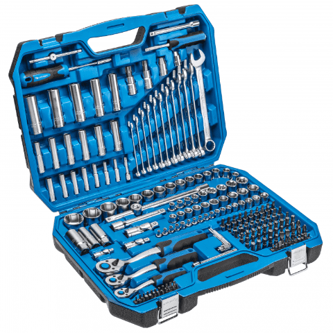 Zestaw narzędzi 222 sztuk HOGERT