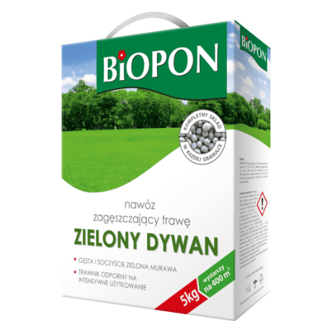 Zielony dywan zagęszczający trawę 5 kg Bopon