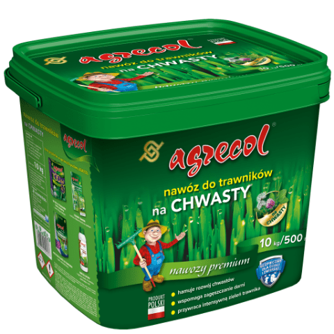 Nawóz do trawników zachwaszczonych 10 kg Agrecol