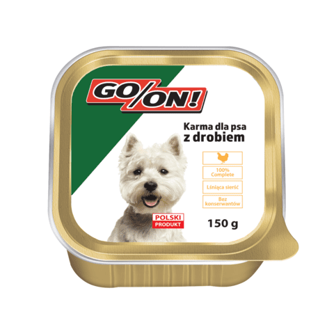 Karma mokra dla psów 150 g z drobiem GO / ON!