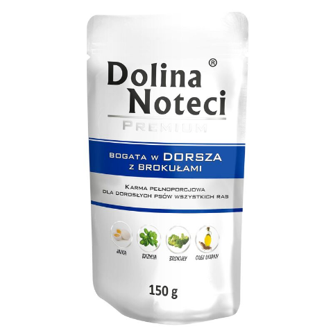 Karma mokra dla psa BOGATA W DORSZA 150 g Dolina Noteci
