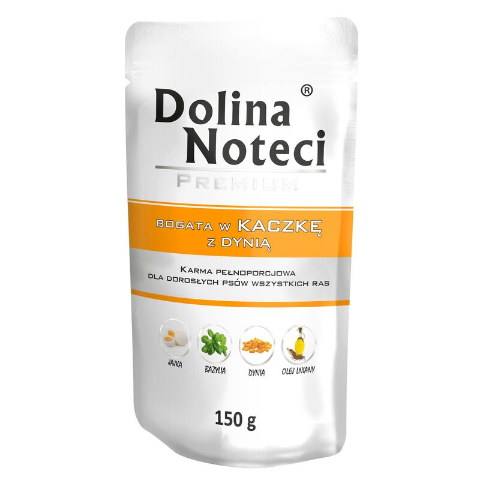 Karma mokra dla psa BOGATA W KACZKĘ 150 g Dolina Noteci