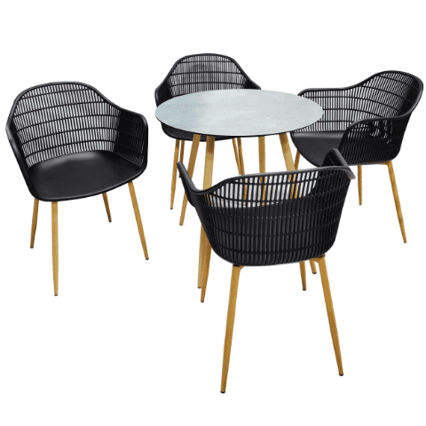 Komplet mebli Igor czarny