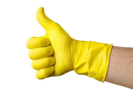 Błyskawicznie wyczyść gumową powierzchnię