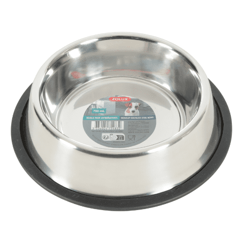 Miska Inox na gumie 20,5 cm 0,70 l ZOLUX