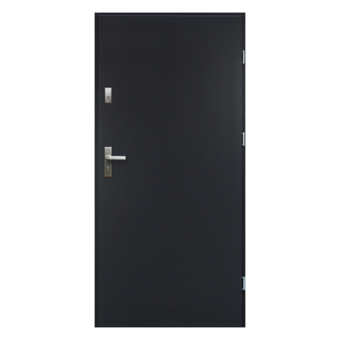 Drzwi zewnętrzne ARTEMIDA pełne antracyt 90 prawe RADEX