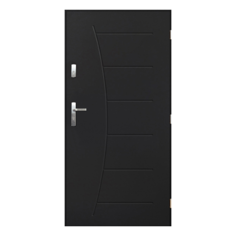 Drzwi zewnętrzne Verde antracyt 90 prawe