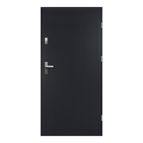 Drzwi zewnętrzne ARTEMIDA pełne antracyt 80 prawe RADEX