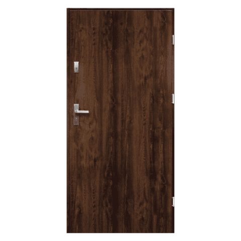 Drzwi zewnętrzne ARTEMIDA pełne orzech 80 prawe RADEX