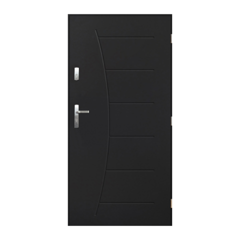 Drzwi zewnętrzne Verde antracyt 80 lewe