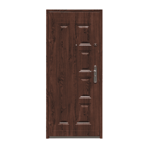 Drzwi wewnątrzklatkowe Gaja orzech szlachetny 90 cm lewe Crystal