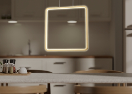 Delikatny strumień światła