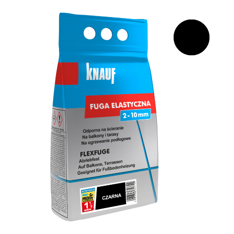 Fuga elastyczna 1,5 kg czarna Knauf
