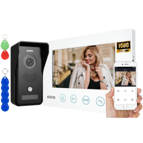 Wideodomofon EURA VDP-42A3 gamma + biały 7