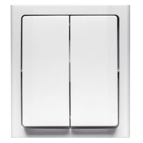 Łącznik podwójny BRAVO biały