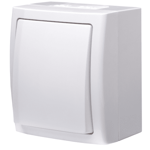 Łącznik natynkowy pojedynczy Bravo jednobiegunowy