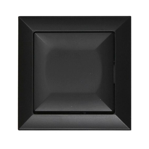 Łącznik pojedynczy czarny mat PERŁA