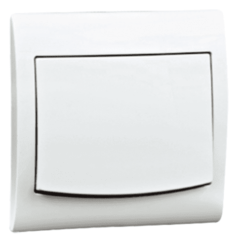 Łącznik pojedynczy VEGA biały