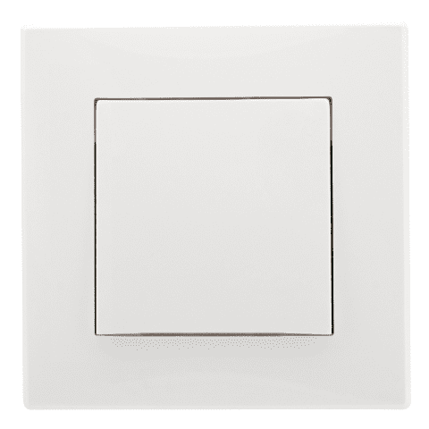 Łącznik pojedynczy Milano biały