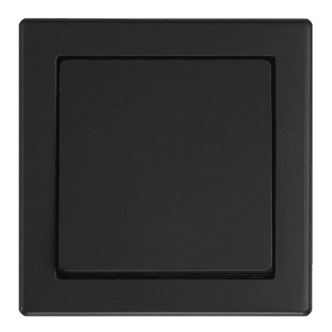 Łącznik 1-biegunowy Jowisz czarny mat