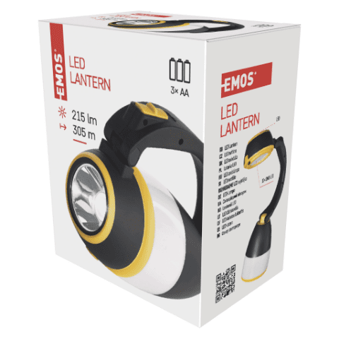 Wielofunkcyjna lampa kempingowa LED, 215 lm, 3 × AA