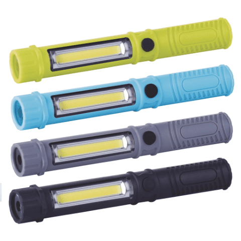 Latarka LED COB + 1 LED 3 x AAA