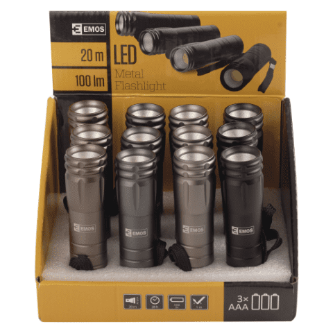 Latarka 3 W LED COB, 100 lm 3 × AAA