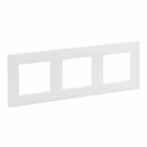 Ramka potrójna NILOE STEP biała