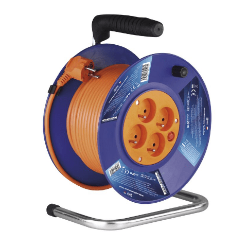 Przedłużacz zwijany 4&nbsp;gniazda 3&nbsp;x&nbsp;1,0 20&nbsp;m