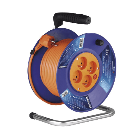 Przedłużacz zwijany 4&nbsp;gniazda 3&nbsp;x&nbsp;1,0 30&nbsp;m