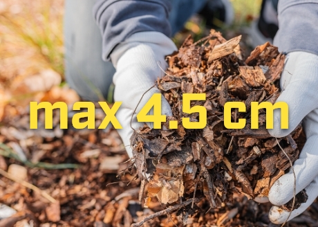 Max. grubość gałęzi 4,5 cm