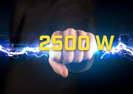 Moc 2500 W