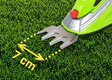 Szerokość nożyc do trawy