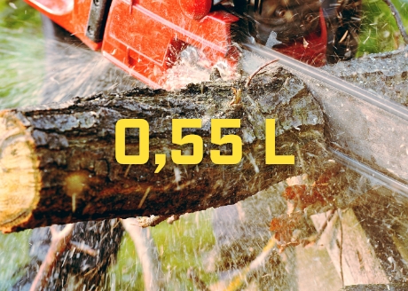 Pojemność zbiornika paliwa 0,55&nbsp;l