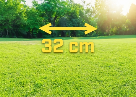 Szerokość robocza 32 cm