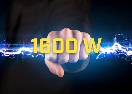Moc 1600 W