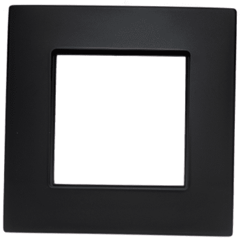 Ramka pojedyncza ROSA czarny mat