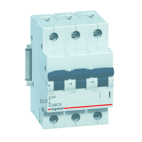 Wyłącznik nadprądowy RX 3P - B25A Legrand