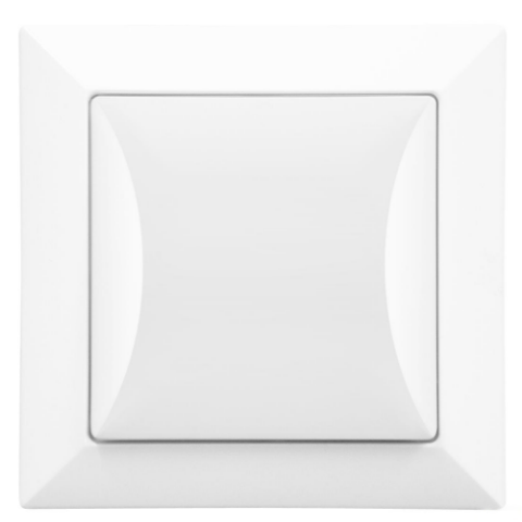 Wyłącznik 1-biegunowy, biały, POLA