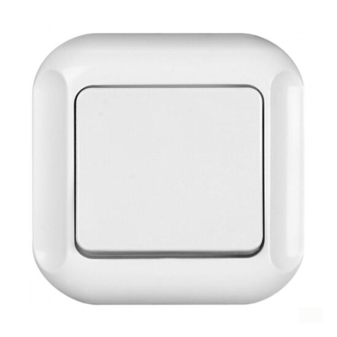 Wyłącznik pojedynczy Topaz biały