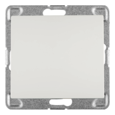 Łącznik pojedynczy jednobiegunowy bez ramki SIGMA Biały