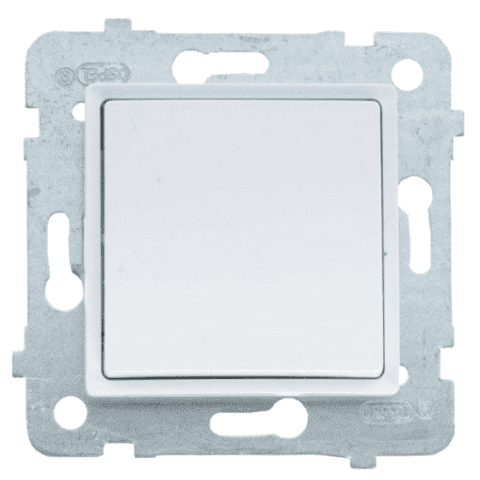 Łącznik jednobiegunowy pojedynczy Rosa bez ramki 230 V 10 A