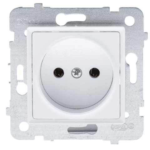 Gniazdo wtyczkowe pojedyncze Rosa bez uziemienia bez ramki 250 V 16 A